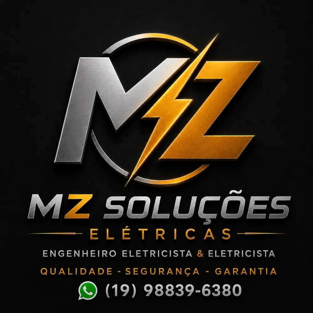 Logotipo da MZ Soluções Elétricas